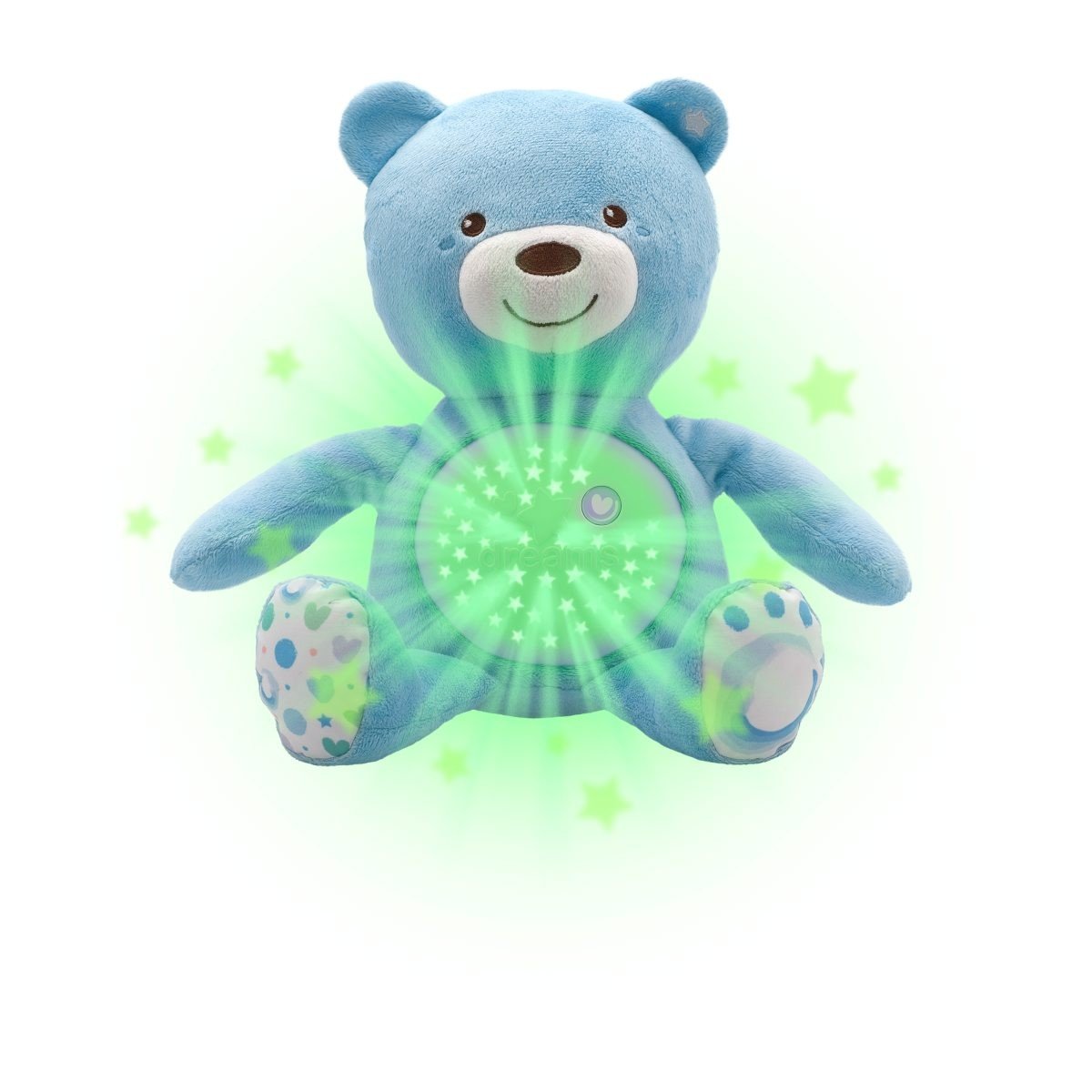 Medvídek s projektorem modrý