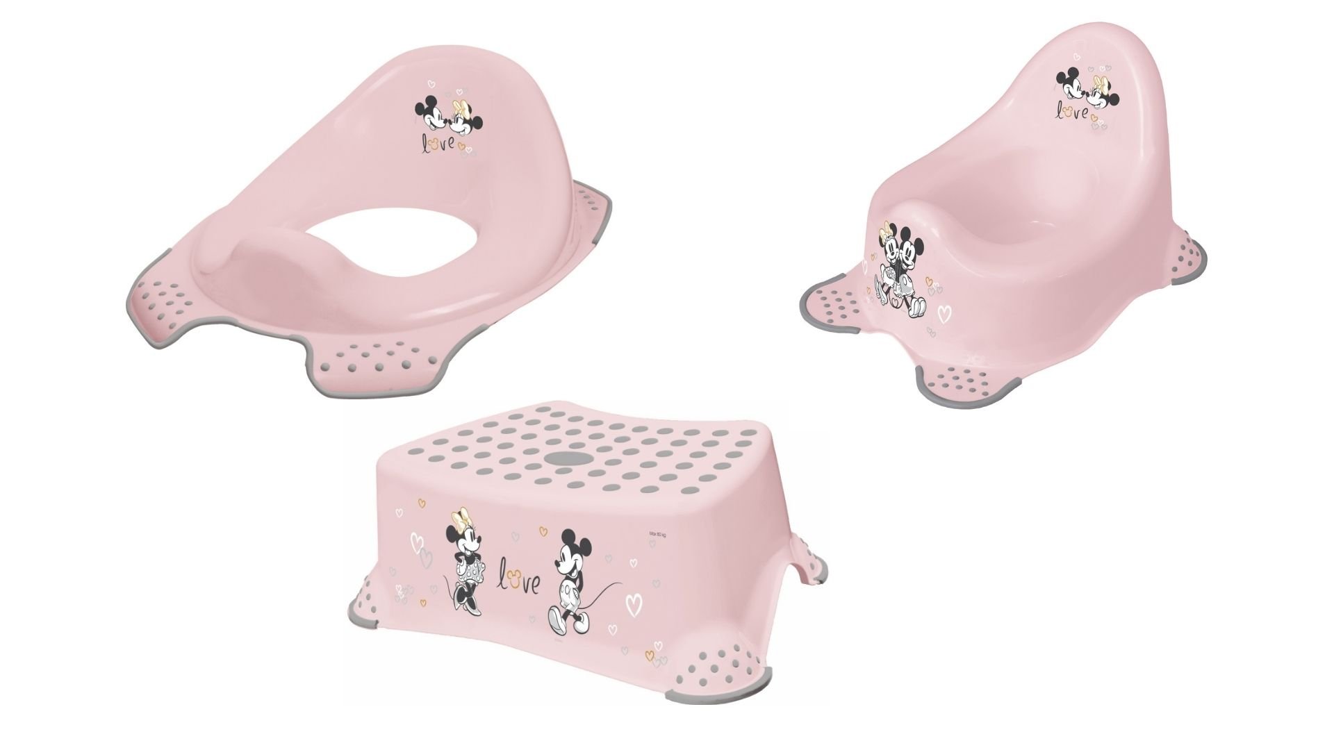 Hygienický set noèník + stolièka + adaptér na WC Minnie