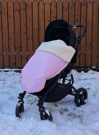 Zimn deka merino nepadac 70x100 cm baby pink