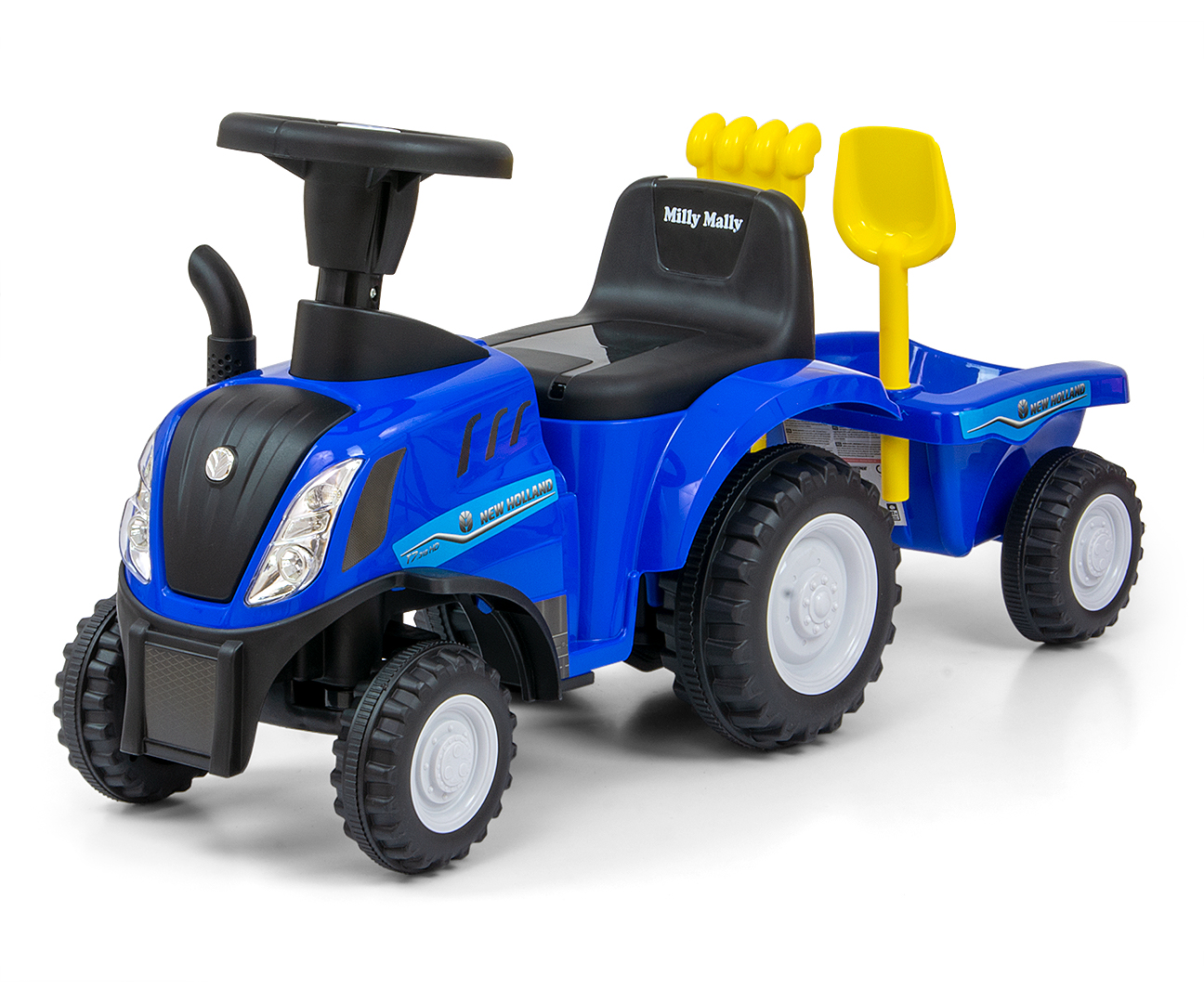 Traktor s vleèkou NEW HOLLAND T7 modrá