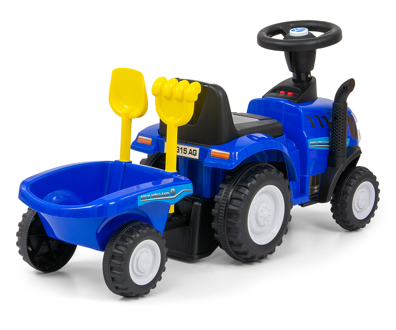Traktor s vleèkou NEW HOLLAND T7 modrá - zvìtšit obrázek